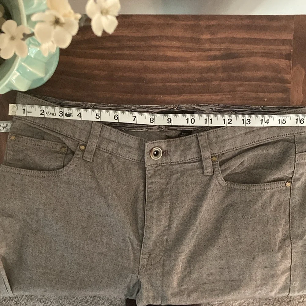 Designer Ted Baker London Brown Gray Straight Leg Pant - Picture 11 of 11